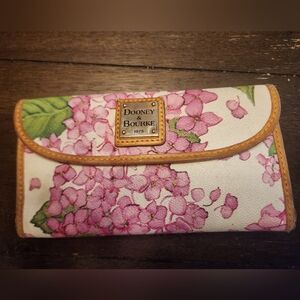 Dooney & Bourke Pink Floral Wallet